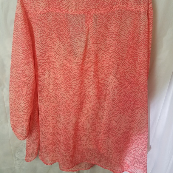 APT 9 pink sheer two-piece blouse set - Picture 8 of 8